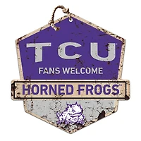 TCU Horned Frogs Fans Welcome Sign