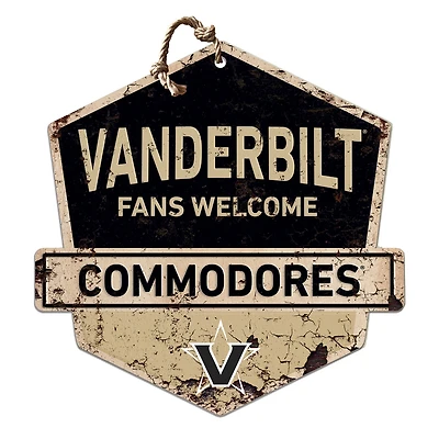 Vanderbilt Commodores Fans Welcome Sign