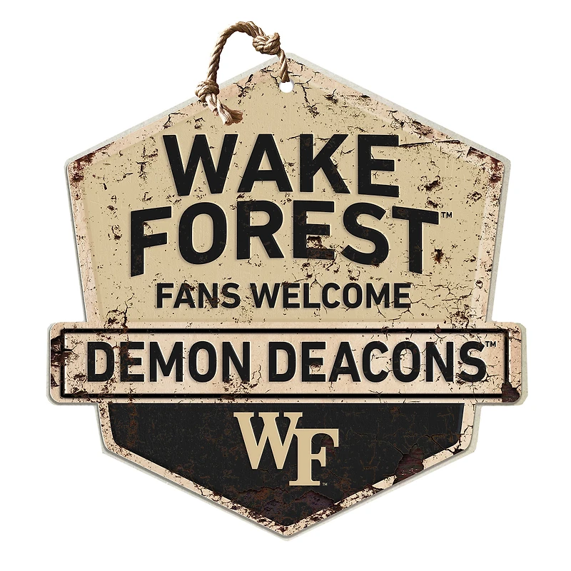 Wake Forest Demon Deacons Fans Welcome Sign