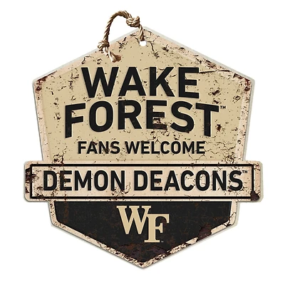 Wake Forest Demon Deacons Fans Welcome Sign