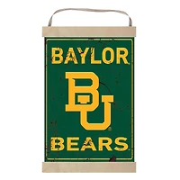 Baylor Bears Faux Rust Banner Sign