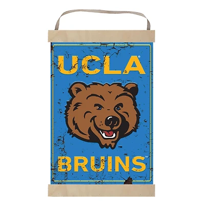 UCLA Bruins Faux Rust Banner Sign