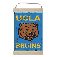 UCLA Bruins Faux Rust Banner Sign