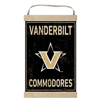Vanderbilt Commodores Faux Rust Banner Sign