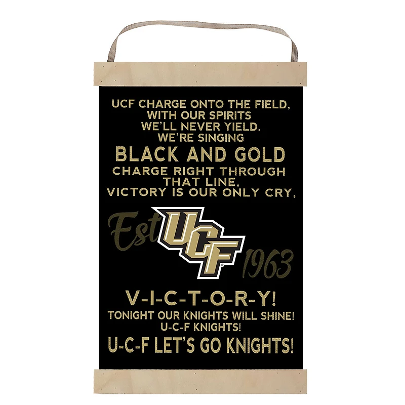 UCF Knights 12'' x 20'' Fight Song Banner Sign