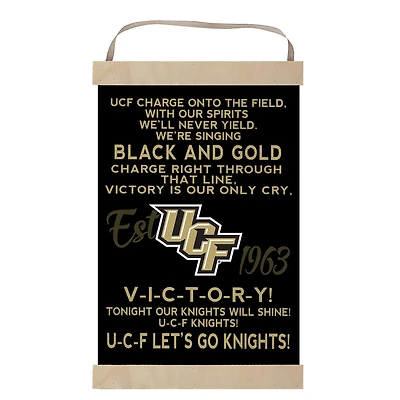 UCF Knights 12'' x 20'' Fight Song Banner Sign