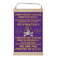 ECU Pirates 12'' x 20'' Fight Song Banner Sign