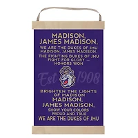 James Madison Dukes 12'' x 20'' Fight Song Banner Sign