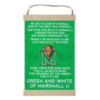 Marshall Thundering Herd 12'' x 20'' Fight Song Banner Sign