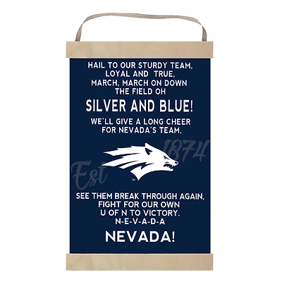 Nevada Wolf Pack 12'' x 20'' Fight Song Banner Sign