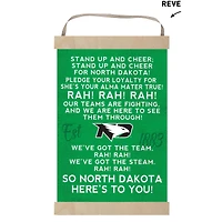 North Dakota 12'' x 20'' Fight Song Banner Sign