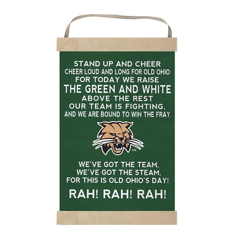Ohio Bobcats 12'' x 20'' Fight Song Banner Sign