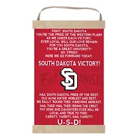 South Dakota Coyotes 12'' x 20'' Fight Song Banner Sign