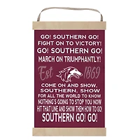 Southern Illinois Salukis 12'' x 20'' Fight Song Banner Sign