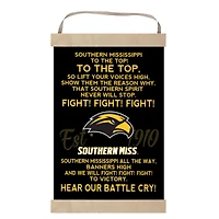 Southern Miss Golden Eagles 12'' x 20'' Fight Song Banner Sign