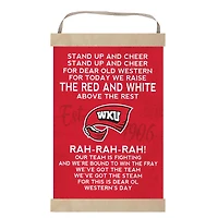 Western Kentucky Hilltoppers 12'' x 20'' Fight Song Banner Sign