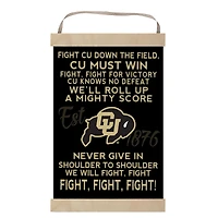 Colorado Buffaloes 12'' x 20'' Fight Song Banner Sign