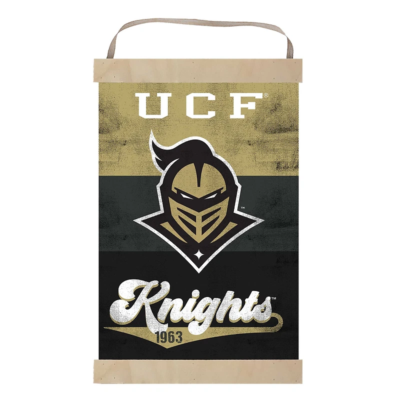 UCF Knights Retro Logo Banner Sign