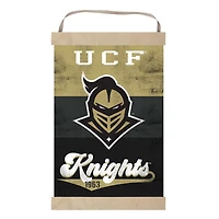 UCF Knights Retro Logo Banner Sign