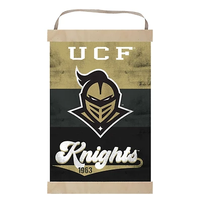 UCF Knights Retro Logo Banner Sign