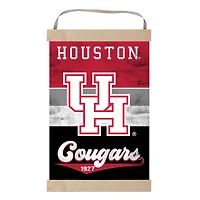 Houston Cougars Retro Logo Banner Sign