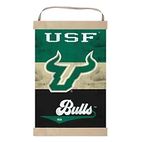 South Florida Bulls Retro Logo Banner Sign