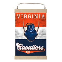 Virginia Cavaliers Retro Logo Banner Sign