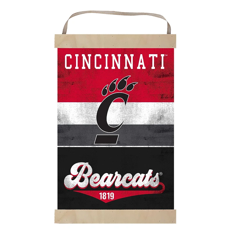 Cincinnati Bearcats Retro Logo Banner Sign