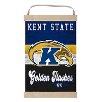 Kent State Golden Flashes Retro Logo Banner Sign
