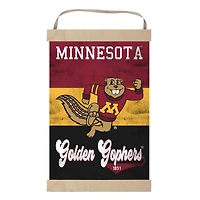 Minnesota Golden Gophers Retro Logo Banner Sign