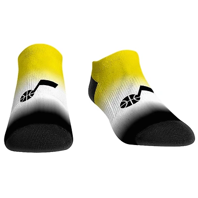 Women's Rock Em Socks Utah Jazz Logo Dip-Dye Ankle Socks