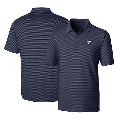 Men's Cutter & Buck Navy Fanatics Corporate Forge Pencil Stripe Stretch Polo