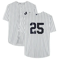 Gleyber Torres White New York Yankees Autographed Majestic Replica Jersey
