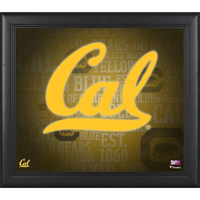 Cal Bears Framed 15" x 17" Team Heritage Collage