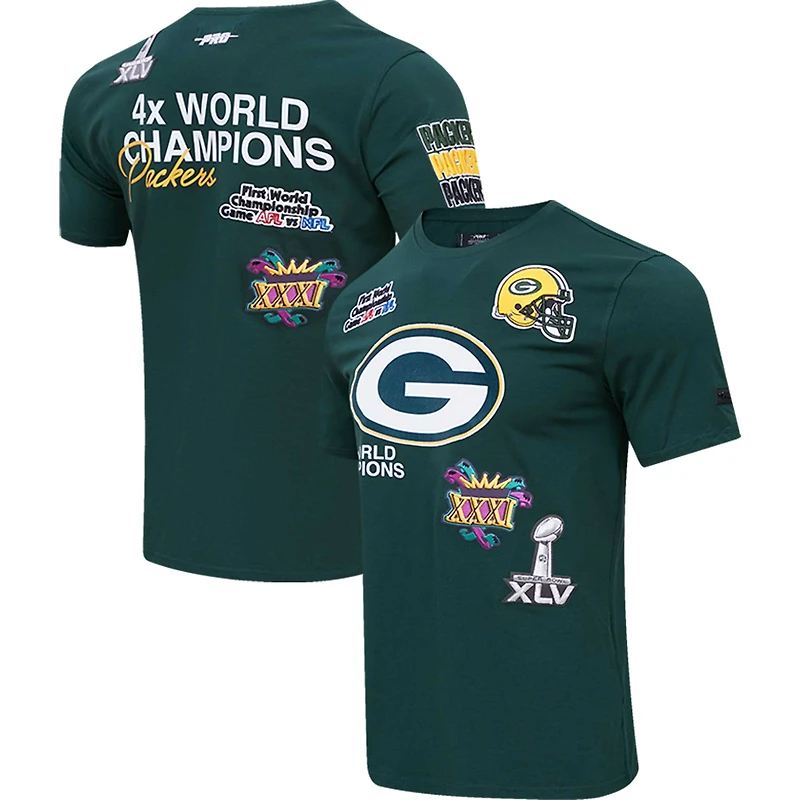 Men's Pro Standard Green Green Bay Packers Championship T-Shirt