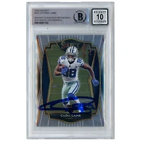 CeeDee Lamb Dallas Cowboys Autographed 2020 Panini Select #157 Beckett Fanatics Witnessed Authenticated 10 Rookie Card