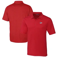 Men's Cutter & Buck Red Kansas City Chiefs Forge Pencil Stripe Polo