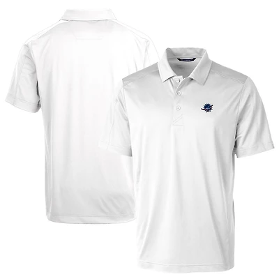 Men's Cutter & Buck White Miami Dolphins Big & Tall Prospect Textured Stretch Polo