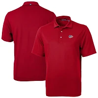 Men's Cutter & Buck Red Kansas City Chiefs Americana Big & Tall Team Virtue Eco Pique Recycled Polo
