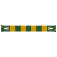 Green/Yellow Portland Timbers Team Bar Knit Scarf