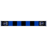 Black/Blue San Jose Earthquakes Team Bar Knit Scarf