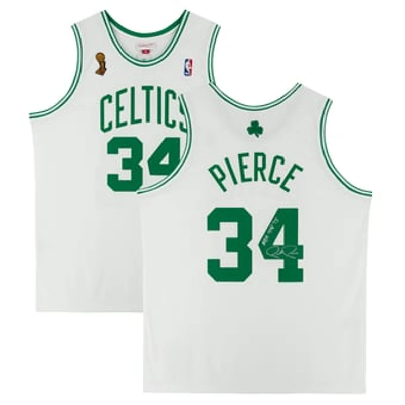 Paul Pierce Boston Celtics Autographed 2007-08 Mitchell & Ness Authentic Jersey with "NBA Top 75" Inscription