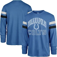 Men's '47 Royal Indianapolis Colts Irving Long Sleeve T-Shirt