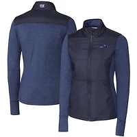 Women's Cutter & Buck Navy Seattle Seahawks Stealth Full-Zip Jacket