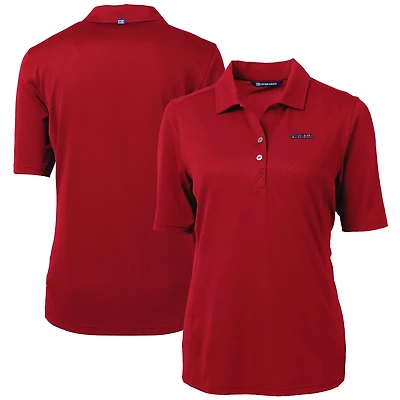 Women's Cutter & Buck Cardinal San Francisco 49ers Virtue Eco Pique Recycled Polo