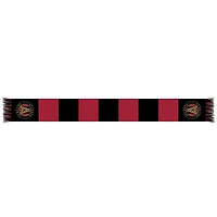 Red/Black Atlanta United FC Team Bar Knit Scarf