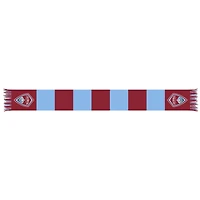 Burgundy/Sky Blue Colorado Rapids Team Bar Knit Scarf