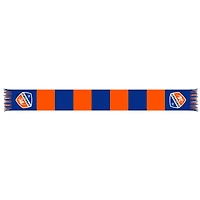 Blue/Orange FC Cincinnati Team Bar Knit Scarf