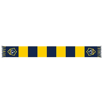 Navy/Gold LA Galaxy Team Bar Knit Scarf