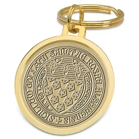 Gold Saint Rose Golden Knights Split-Wire Key Ring